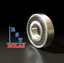 6306-2RS  | Cojinete 30X72X19 mm rígido de bolas con sello de hule-4