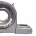 ▷ Soporte SUCP206-18 de banco acero inoxidable para eje de 1-⅛ " - 4