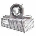 ▷ Soporte SUCP206-20 de banco acero inoxidable para eje de 1-¼ " - 2