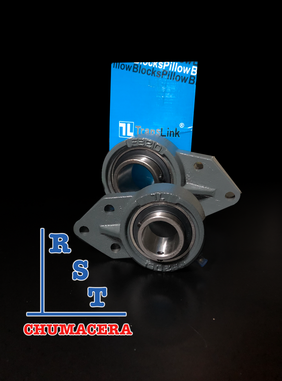 Chumacera UCFB210-30 | Soporte de pared de 3 tornillos para eje de 1-⅞" marca TransLink