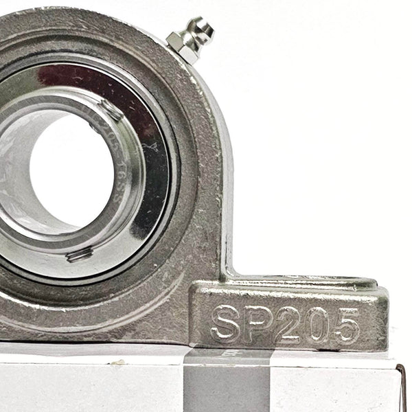 Soporte inoxidable SUCP205-16 para eje de 1" (25,4mm) con housing SP205 - 2
