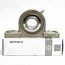 Soporte inoxidable SUCP205-16 para eje de 1" (25,4mm) con housing SP205-1